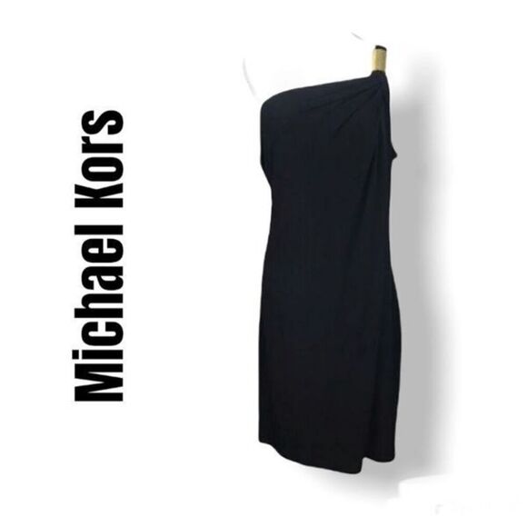 Michael Kors One Shoulder Cocktail Dress - Picture 1 of 8